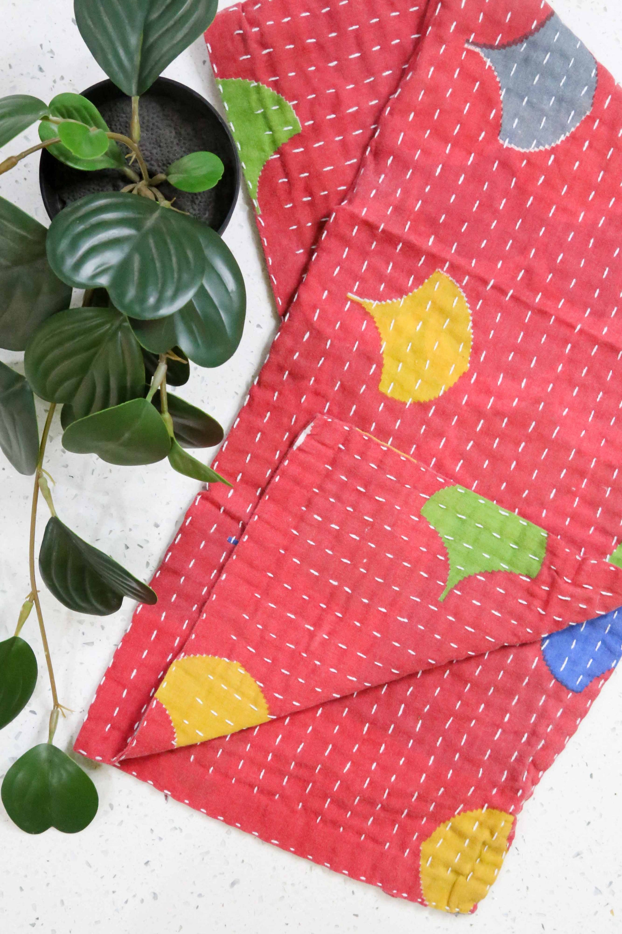 Kantha Kitchen Towel