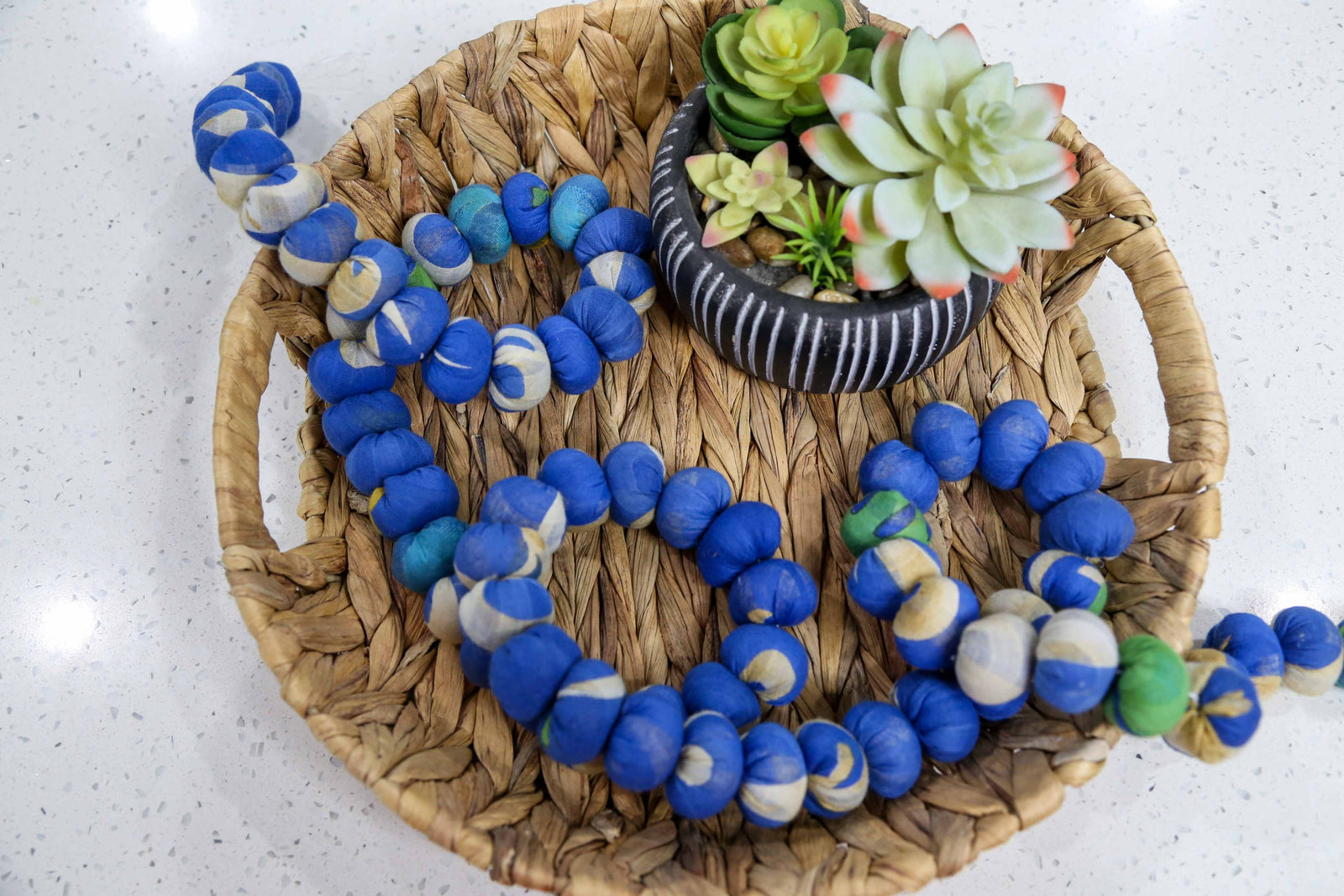 Saree Bead Garland | Pattern