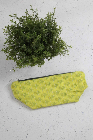 Kantha Cosmetic Bag | Medium - Asha Project Kantha - Saree - Handmade