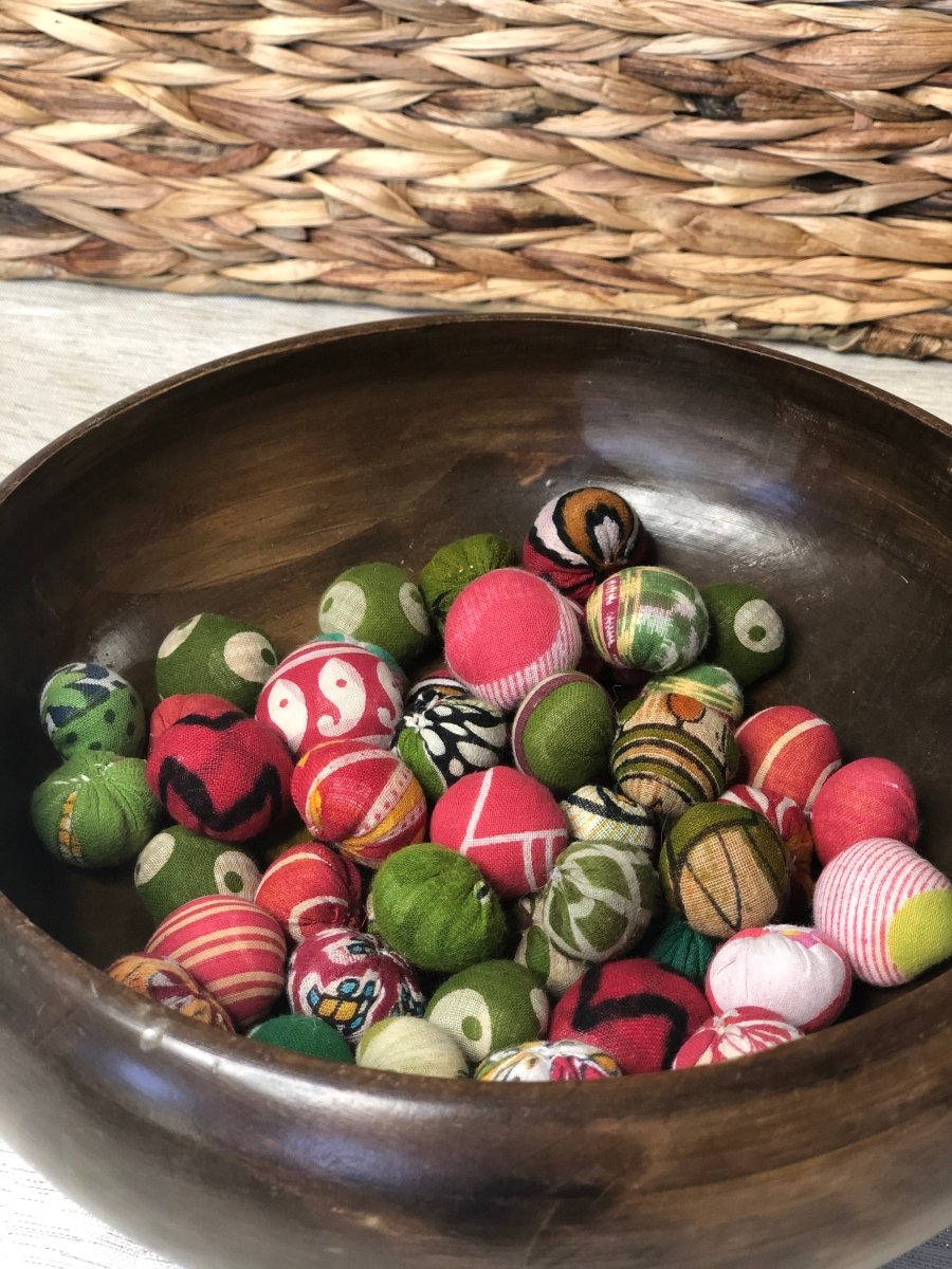 Saree Bead Bag | Christmas - Asha Project Kantha - Saree - Handmade