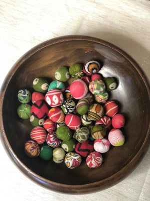 Saree Bead Bag | Christmas - Asha Project Kantha - Saree - Handmade