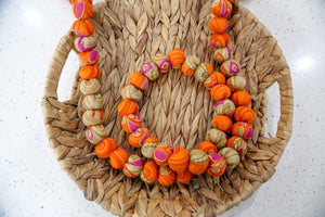 Saree Bead Garland | Pattern - Asha Project Kantha - Saree - Handmade