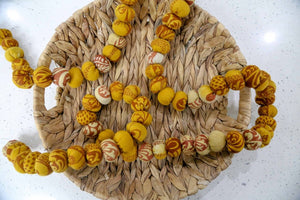 Saree Bead Garland | Pattern - Asha Project Kantha - Saree - Handmade