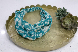 WS Saree Headband | Knot - Asha Project Kantha - Saree - Handmade
