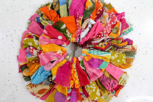WS Saree Sunburst Set - Asha Project Kantha - Saree - Handmade